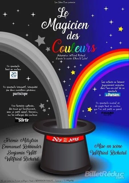 Affiche de Le magicien des couleurs