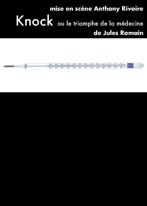 Affiche de Knock ou le triomphe de la médecine