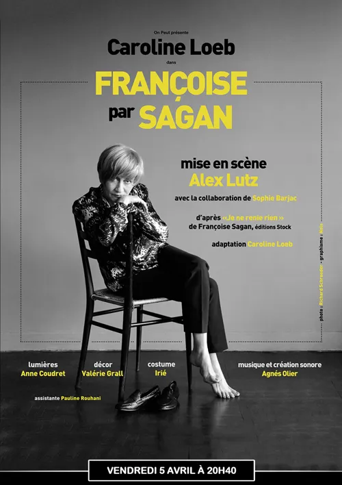 Affiche de Françoise par Sagan | avec Caroline Loeb