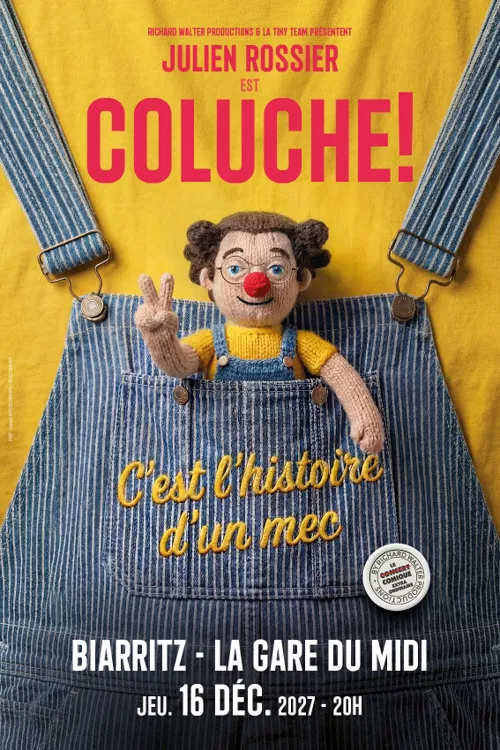 Affiche de Julien Rossier est Coluche !
