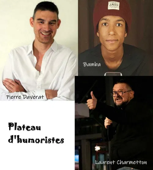 Affiche de Plateau avec Bamba, Laurent et Pierre