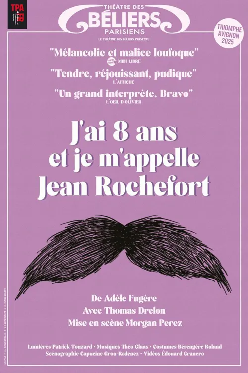 Affiche de J'ai 8 ans et je m'appelle Jean Rochefort