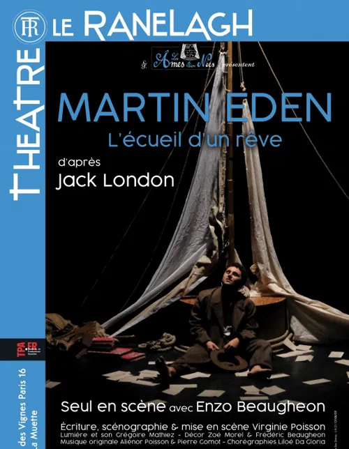Affiche de Martin Eden, l'écueil d'un rêve