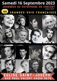 Grandes Voix Françaises | Journées du Patrimoine - 