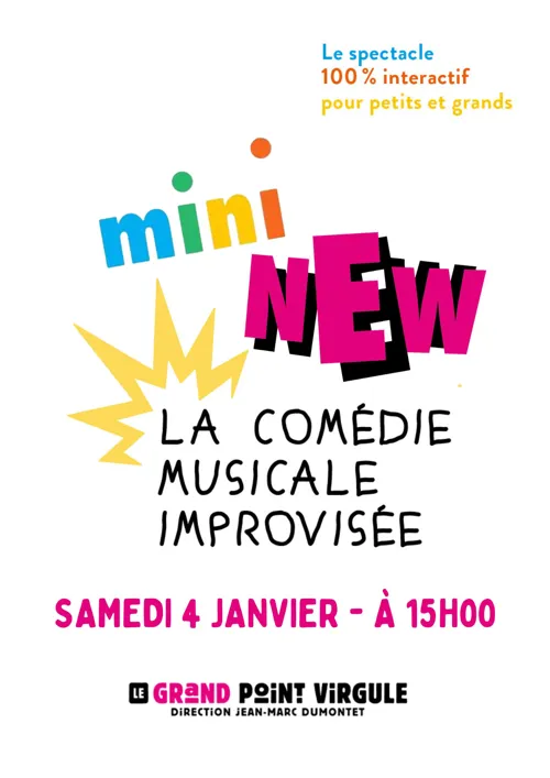 Affiche de Mini NEW | La comédie musicale improvisée