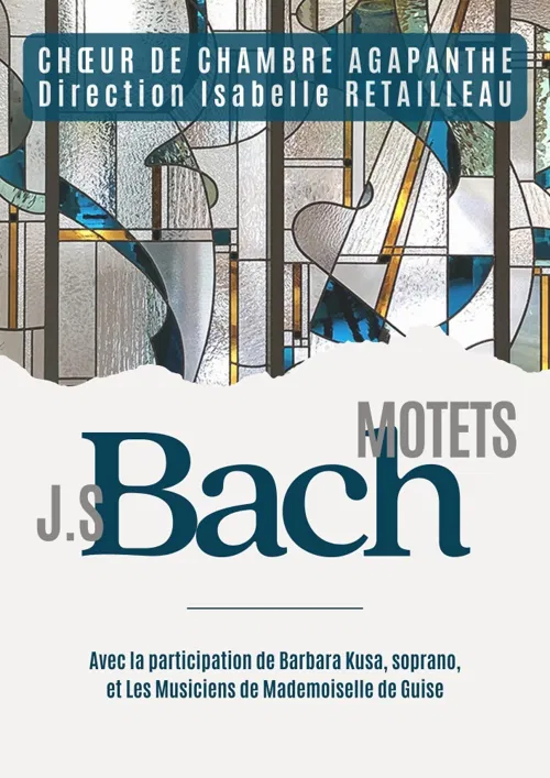 Affiche de Motets J.S. Bach