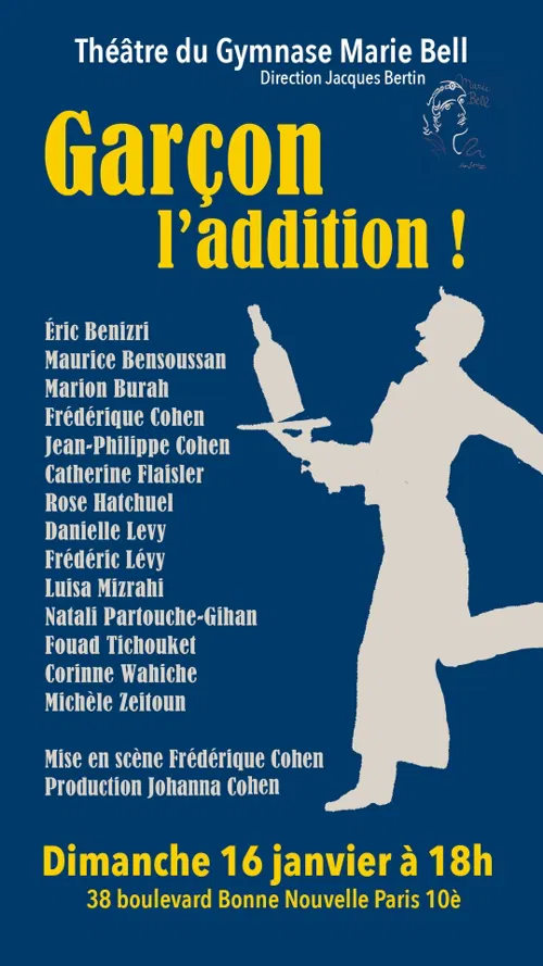 Affiche de Garçon l'addition