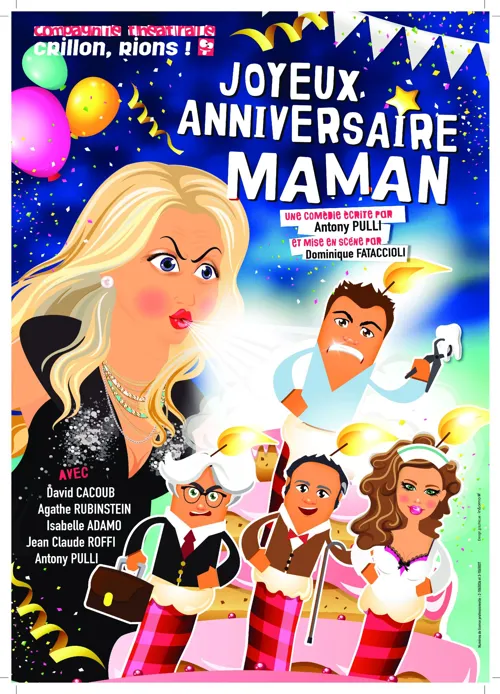 Affiche de Joyeux anniversaire Maman