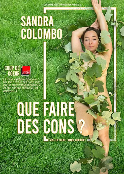Affiche de Sandra Colombo dans Que faire des cons ?