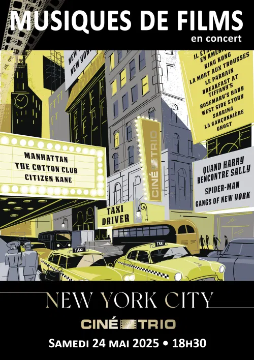 Affiche de New York City : concert n°67 du Ciné-Trio