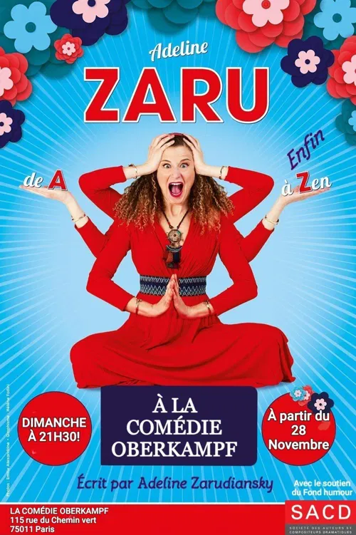 Affiche de Adeline Zaru de A à enfin Zen