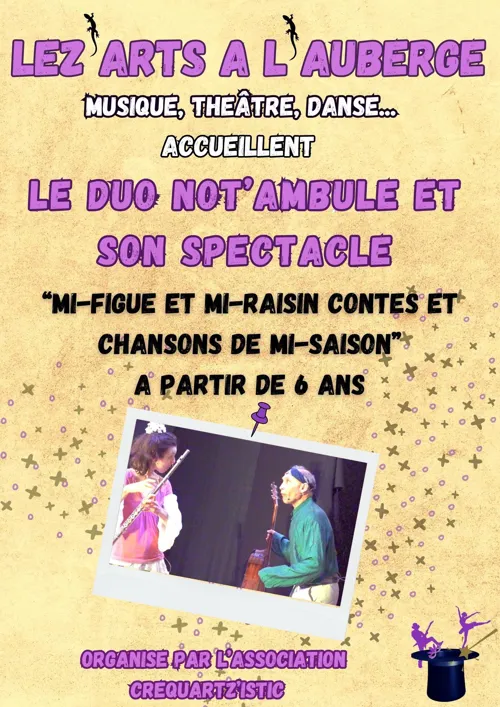 Affiche de Spectacle Musique et Contes pour enfants