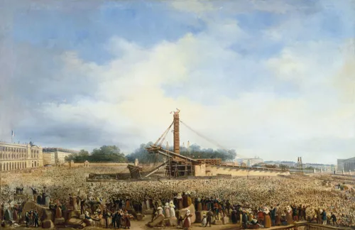 Affiche de L'incroyable voyage de l'obélisque de Louxor jusqu'à Paris