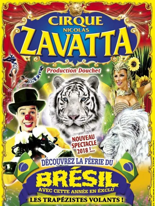 Affiche de Cirque Nicolas Zavatta Douchet | Cholet