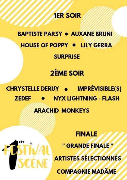 Affiche de Festival 1ère scène - Soirée de clôture