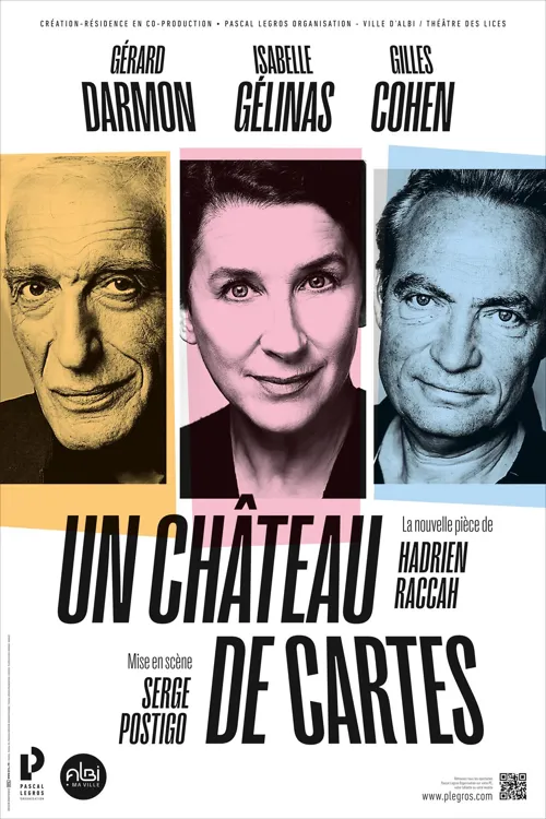 Affiche de Un château de cartes - avec Gérard Darmon, Aure Atika et Gilles Cohen
