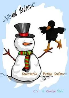 Affiche de Noël blanc