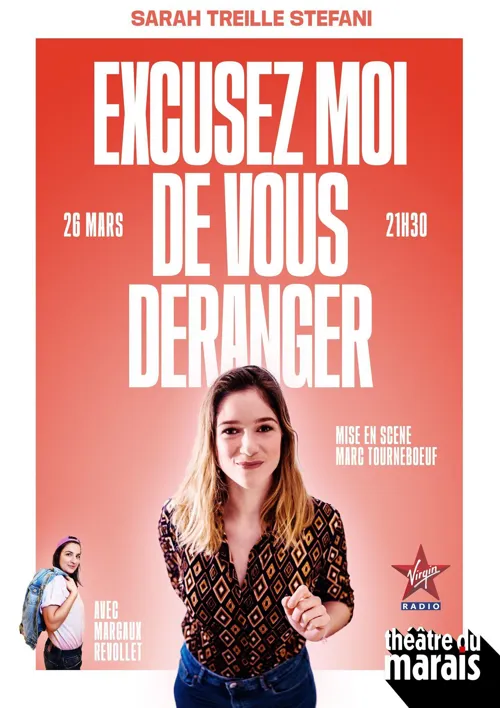Affiche de Sarah Treille Stefani dans Excusez moi de vous déranger