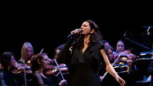 Affiche de Claire Diterzi & HB Orchestra : Diterzi Symphonique