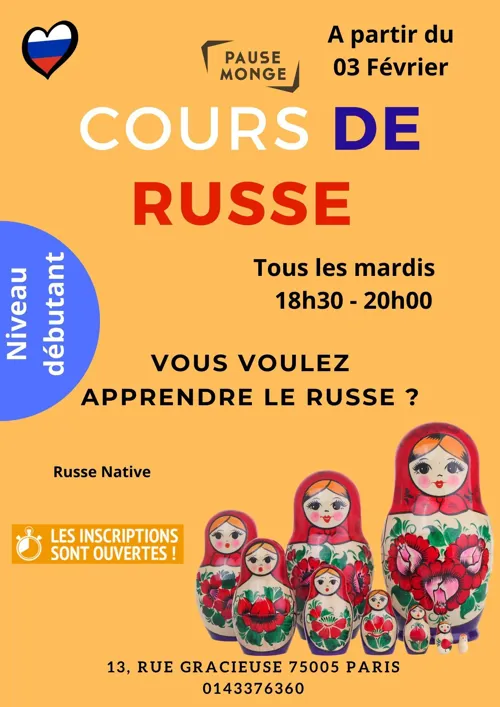 Affiche de Atelier de conversation en russe