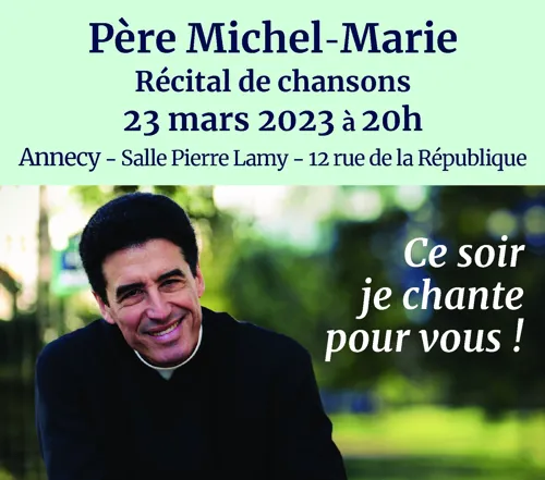 Affiche de Concert du Père Michel Marie | à Annecy