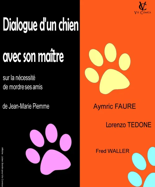 Affiche de Dialogue d'un chien avec son maître sur la nécessité de mordre ses amis