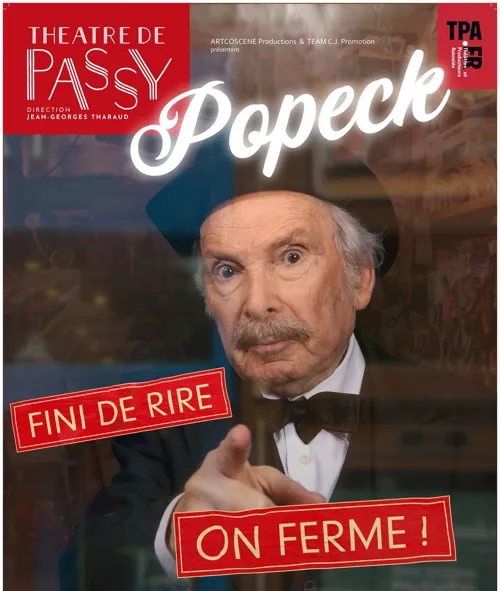 Affiche de Popeck dans Fini de rire, on ferme !