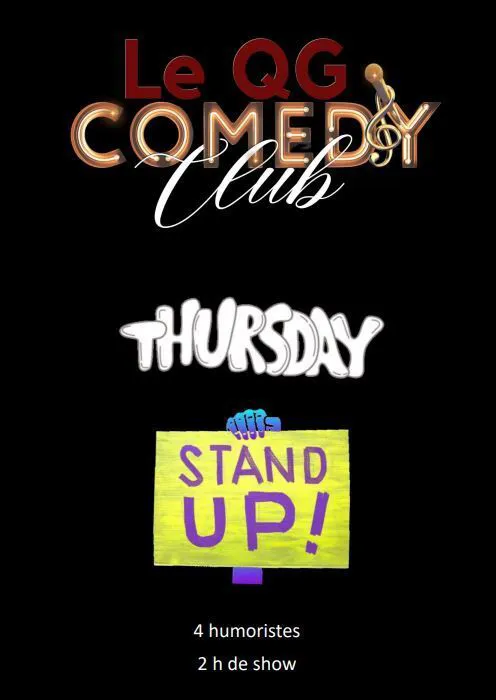 Affiche de QG Comedy Club : Jeudi Stand up