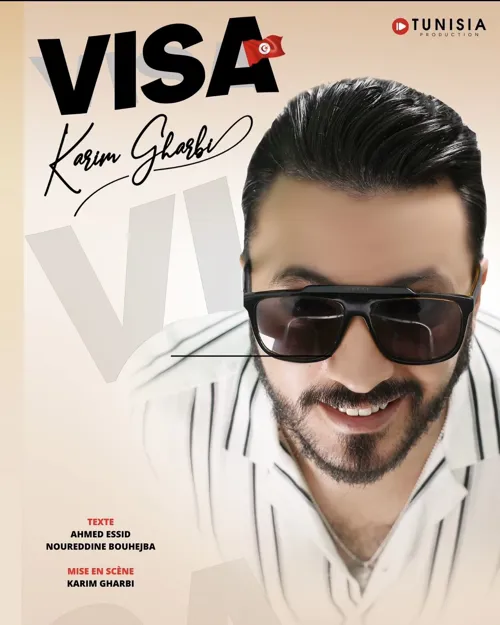 Affiche de Karim Gharbi dans Visa