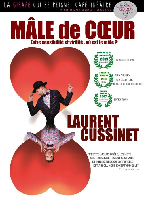 Affiche de Laurent Cussinet dans Mâle de coeur