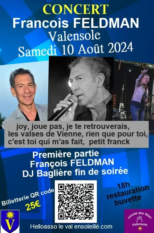 Affiche de François Feldman en concert