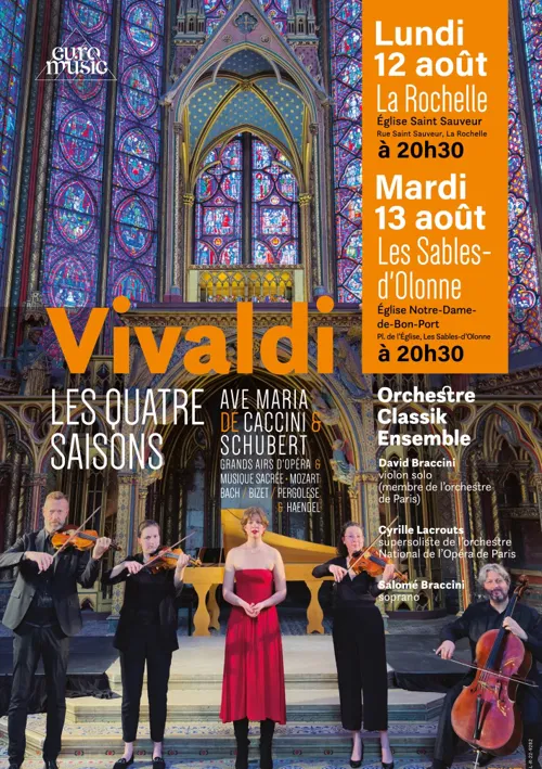 Affiche de Vivaldi : Les Quatre Saisons | Les Sables d'Olonne