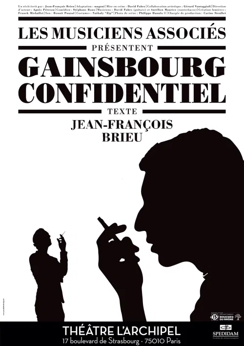 Affiche de Gainsbourg confidentiel