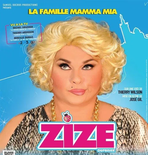 Affiche de Zize dans La famille Mamma Mia !