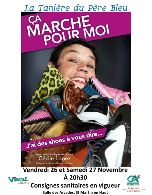 Affiche de Cécile Lopez dans Ca marche pour moi, j'ai des shoes à vous dire