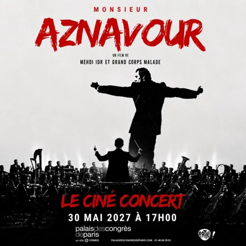 Affiche de Monsieur Aznavour en ciné-concert