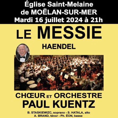 Affiche de Choeur et Orchestre Paul Kuentz : Messie de Haendel