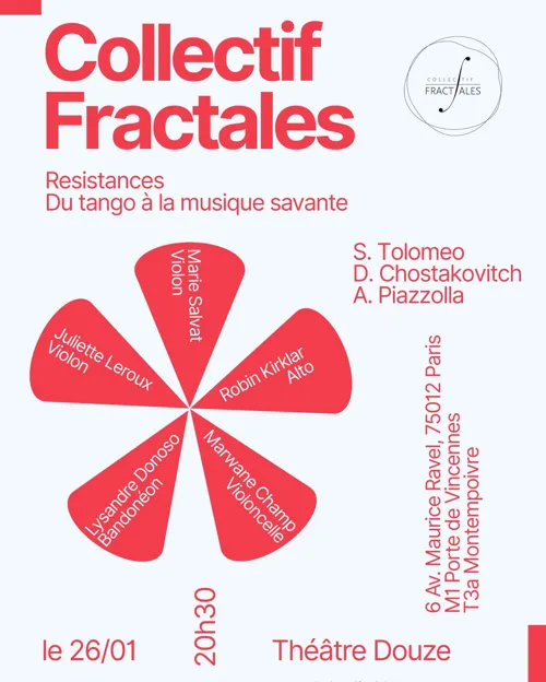 Affiche de Résistances : du tango à la musique savante