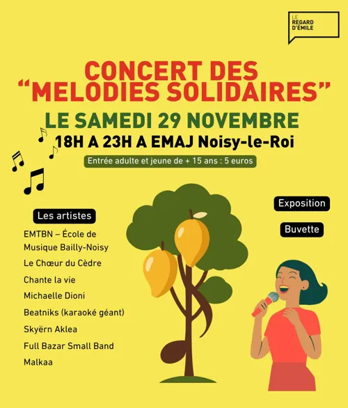 Affiche de Les mélodies solidaires