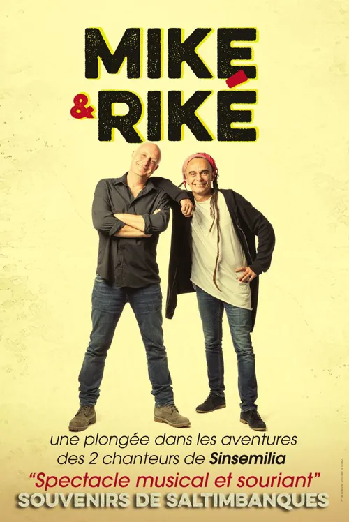 Affiche de Mike et Riké dans Souvenirs de Saltimbanques