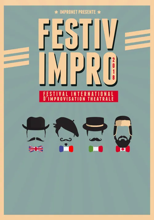 Affiche de Festiv'impro 2018