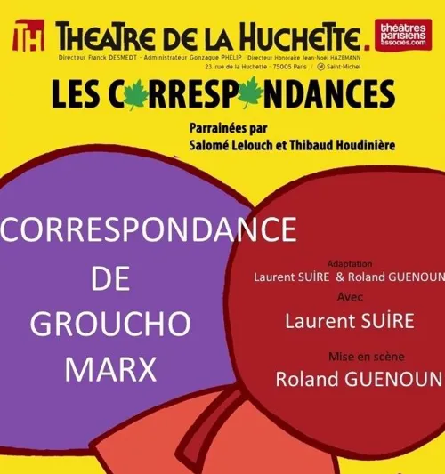 Affiche de Correspondance de Groucho Marx