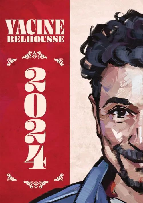 Affiche de Yacine Belhousse dans 2024