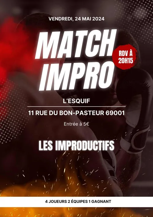 Affiche de Match d'improvisation