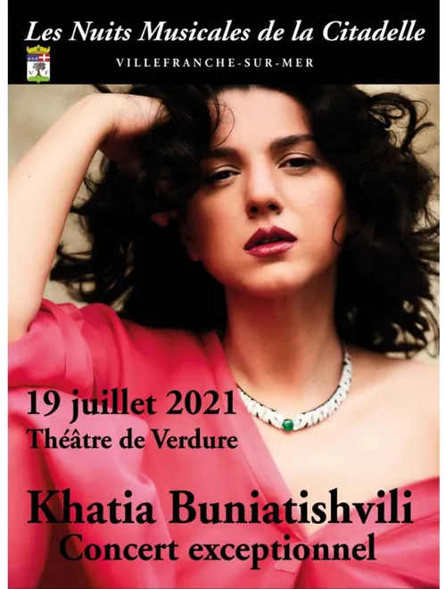 Affiche de Nuits musicales de la Citadelle : Khatia Buniatishvili