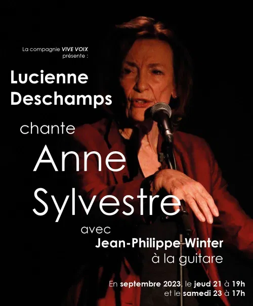 Affiche de Lucienne Deschamps chante Anne Sylvestre
