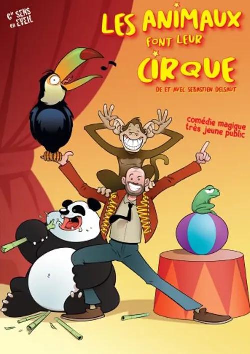 Affiche de Les animaux font leur cirque