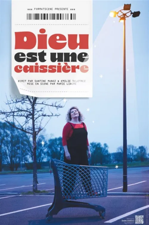 Affiche de Emilie Deletrez dans Dieu est une caissière