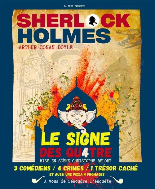 Affiche de Sherlock Holmes et le signe des 4