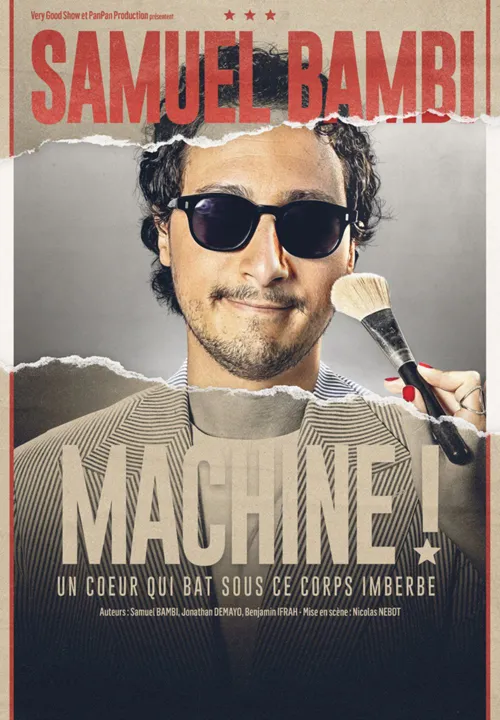 Affiche de Samuel Bambi dans Machine !